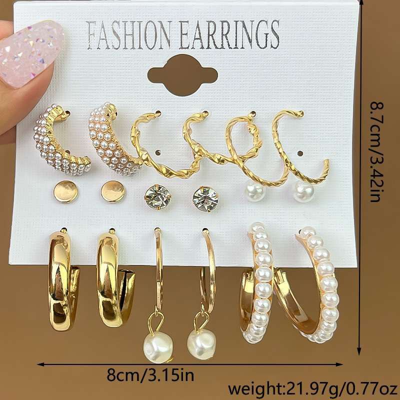9Pairs Earring Set_img_5