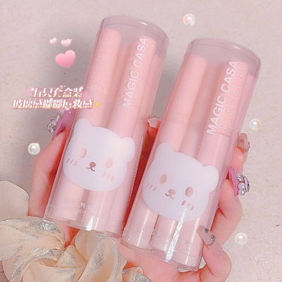 6pcs Magic casa bubble bear lip-gloss lipstick 💕_img_4