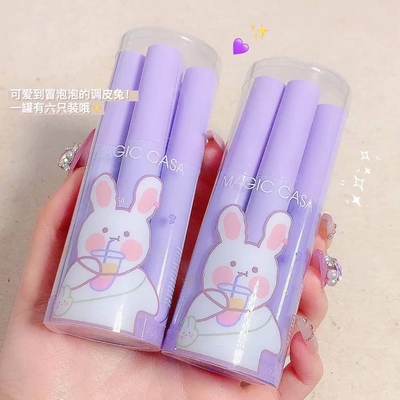 6pcs Magic casa bubble bear lip-gloss lipstick 💕_img_5