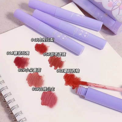 6pcs Magic casa bubble bear lip-gloss lipstick 💕_img_1