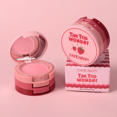 Three color powder blusher all-in-one plate💖_img_5