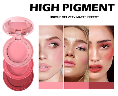 Three color powder blusher all-in-one plate💖_img_4