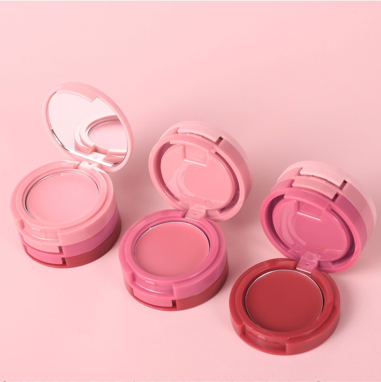 Three color powder blusher all-in-one plate💖