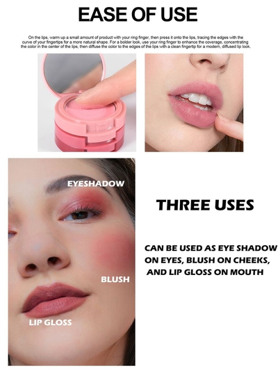 Three color powder blusher all-in-one plate💖_img_3
