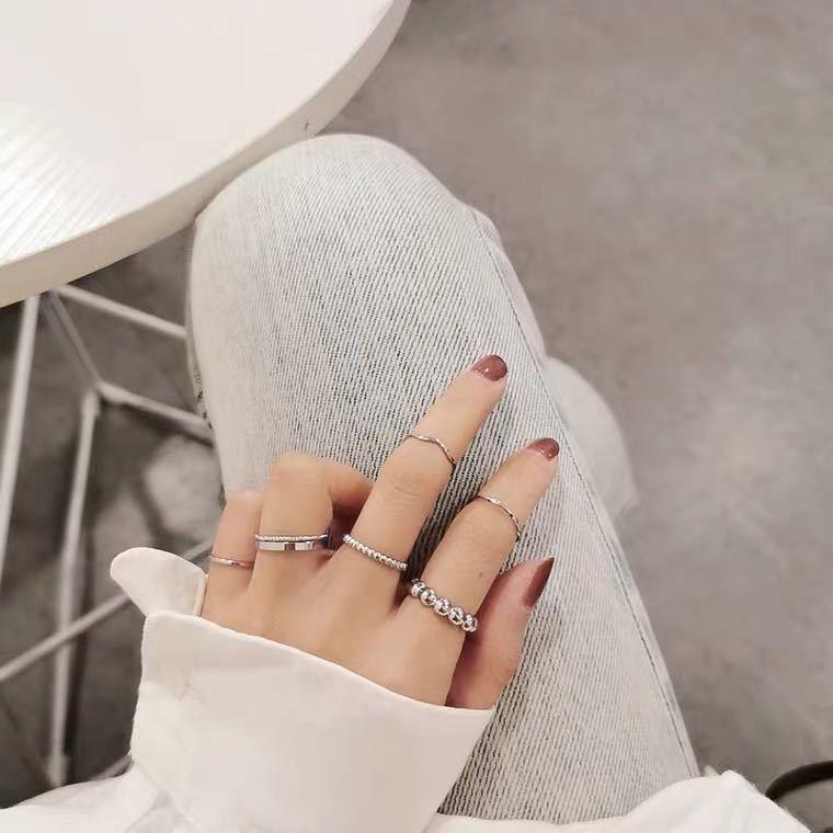 8pcs silver ring set(free size)_img_6