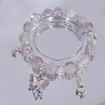 Pinkish blue shade butterfly bracelet 🦋✨_img_6