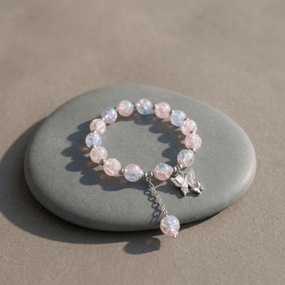 Pinkish blue shade butterfly bracelet 🦋✨_img_4