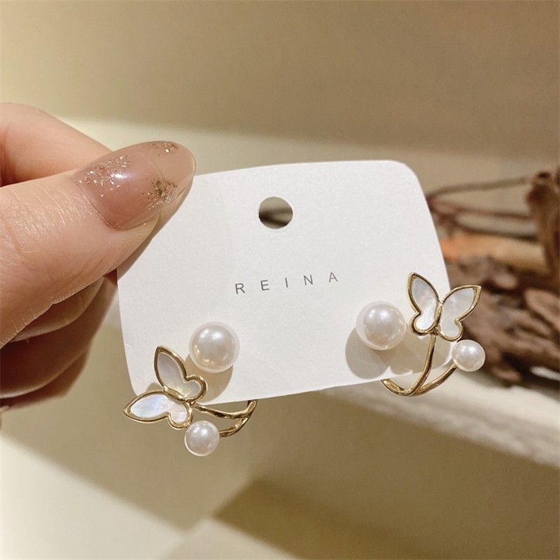 Pearl Butterfly Top Earrings_img_1