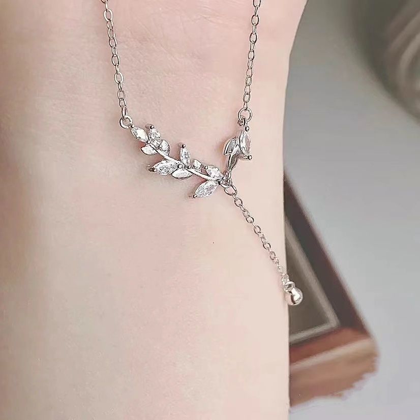 Leaf stone elegant pendant 🌿_img_7