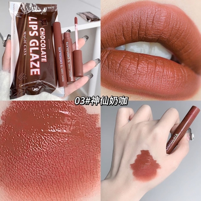 Chocolate Lipgloss Lipstick Set (5Pcs)_img_5