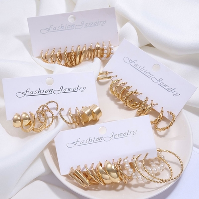 4layer golden earring set_img_1