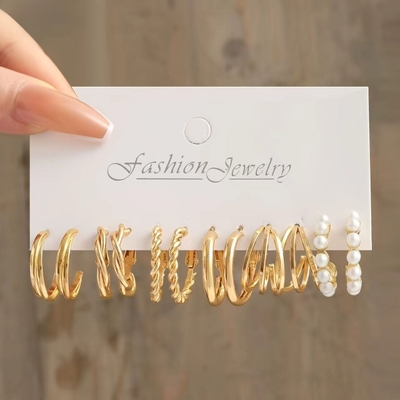 4layer golden earring set_img_4