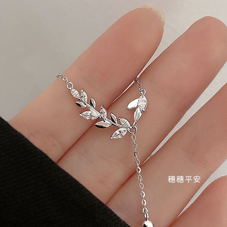 Leaf stone elegant pendant 🌿_img_3