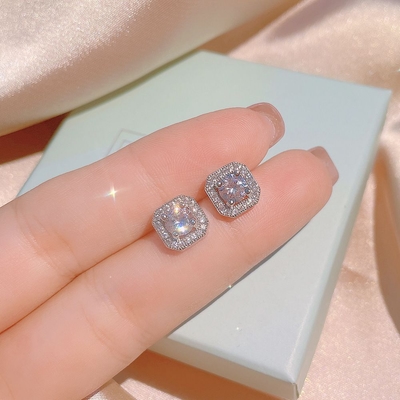 Crystal Dimond cut Necklace Earrings Ring set_img_3