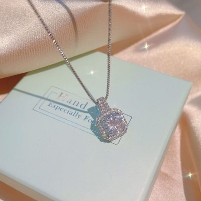 Crystal Dimond cut Necklace Earrings Ring set_img_2