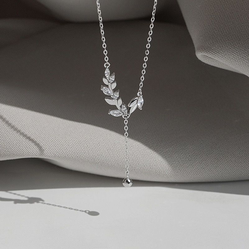 Leaf stone elegant pendant 🌿_img_2