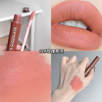 Chocolate Lipgloss Lipstick Set (5Pcs)_img_4