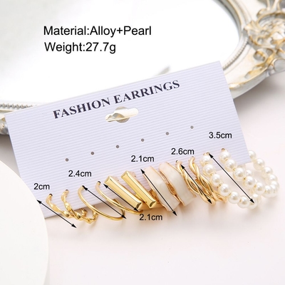 Trending elegant earring set(6pairs)_img_3