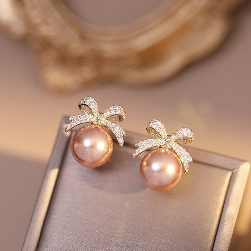 Crystal bow parle earrings_img_1