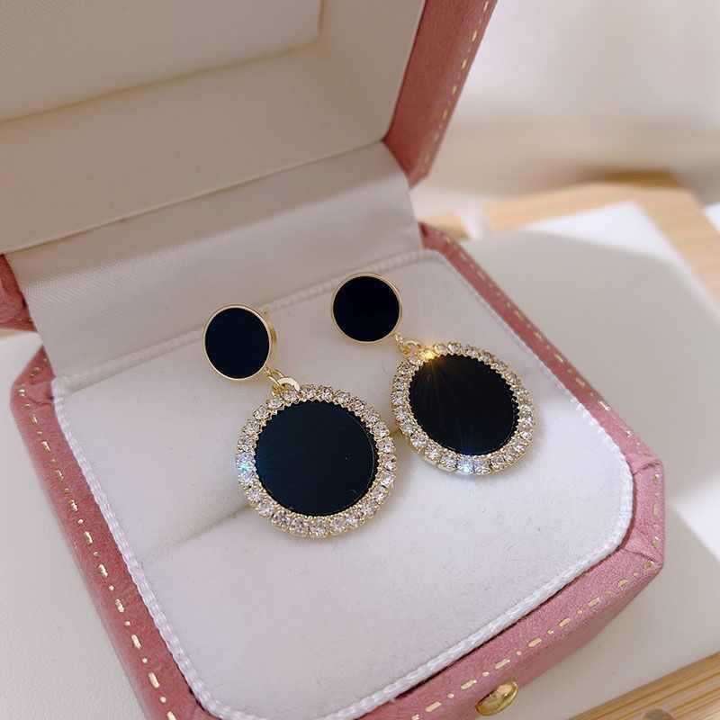 black round stone earrings_img_4