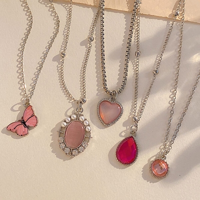 5pcs colourful pendant set_img_5