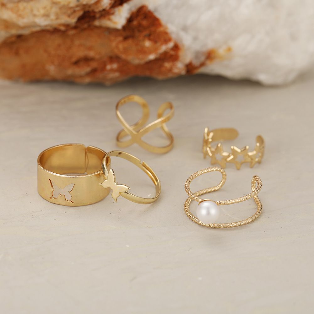 5pcs butterfly ring set_img_3
