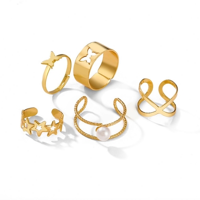 5pcs butterfly ring set_img_4