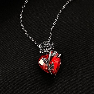 red heart rose pendant_img_4