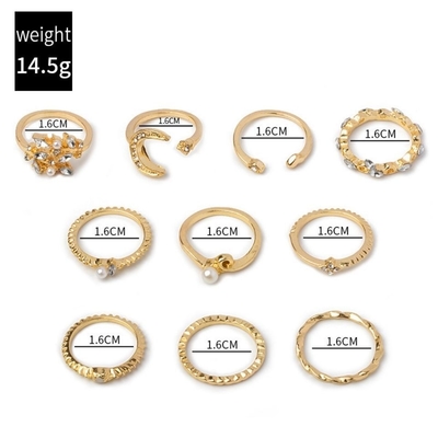 Golden Moon ring set (10pcs)_img_5