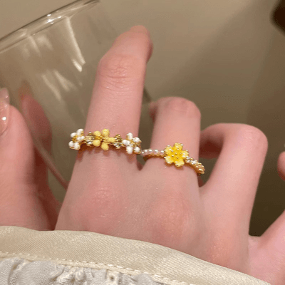 Multi Colour Daisy Flower Ring Sets_img_0