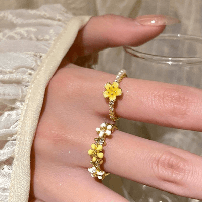 Multi Colour Daisy Flower Ring Sets_img_6