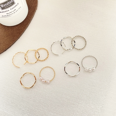 5Pcs/Set Simple Fashion Ring Set_img_2