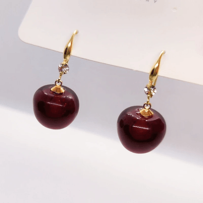 Red Cherry Drop Earrings_img_2