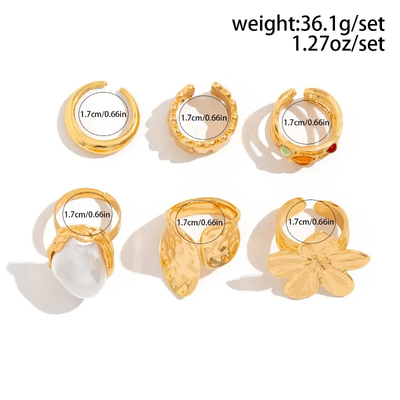 6Pcs Punk Metal Finger Rings Set_img_9