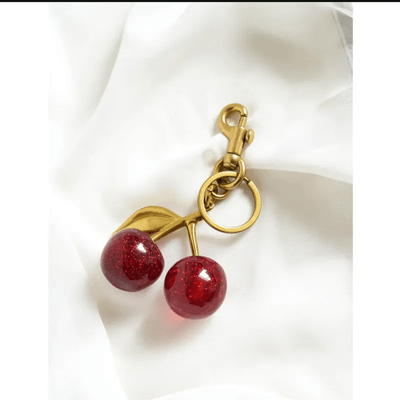 Red Cherry Keychain for Women's Cute Bag Decoration_img_3