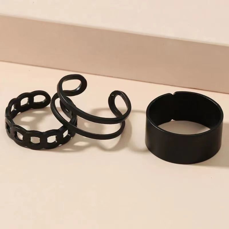 3pcs Cross star adjustable ring set_img_9