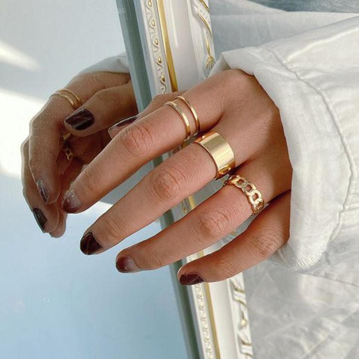 3pcs Cross star adjustable ring set_img_0